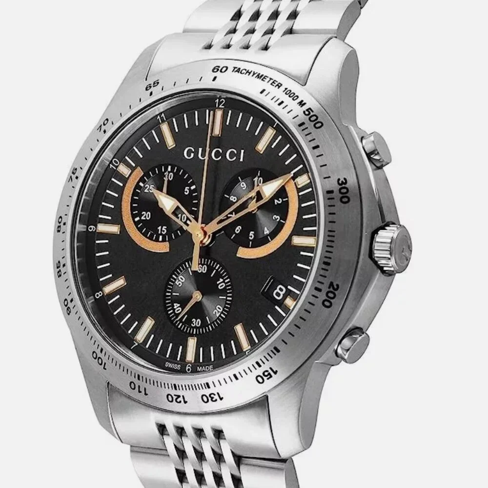 GUCCI TIMELESS MENS 42MM FACE WATCH NEW